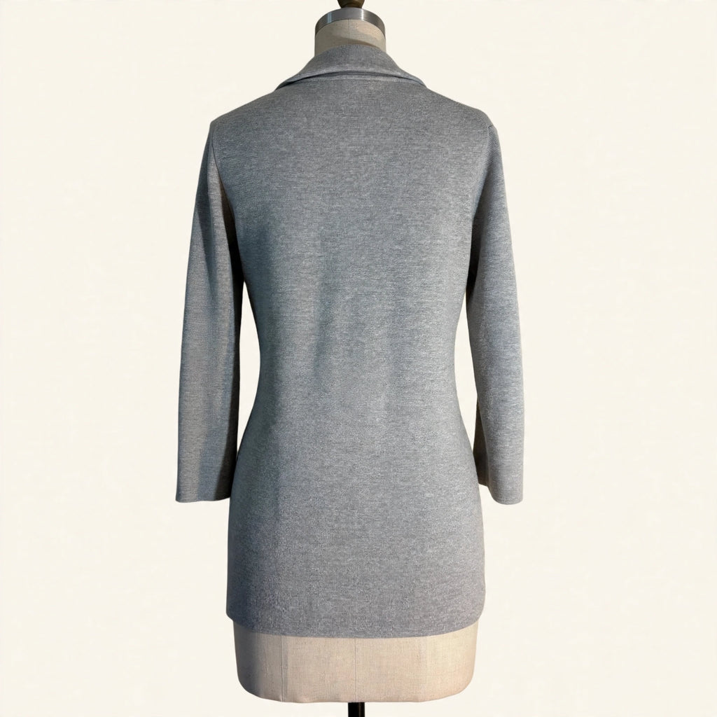J.Crew Gray Sweater Blazer - Size S