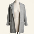 J.Crew Gray Sweater Blazer - Size S