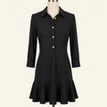 Tuckernuck Black Shirtdress - Size M