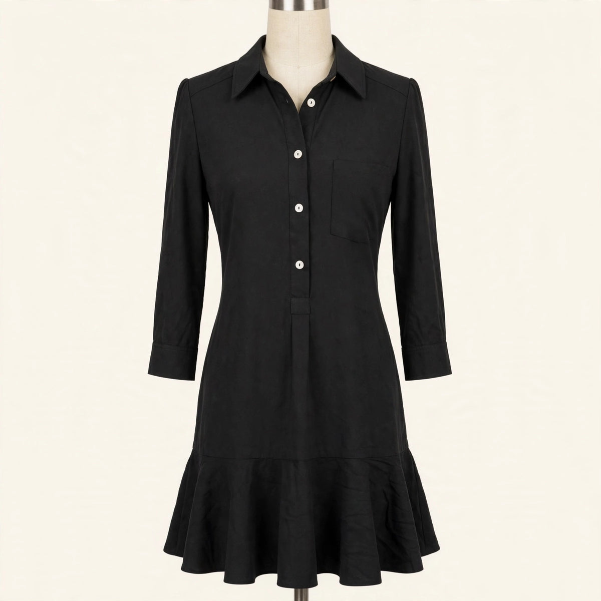 Tuckernuck Black Shirtdress - Size M