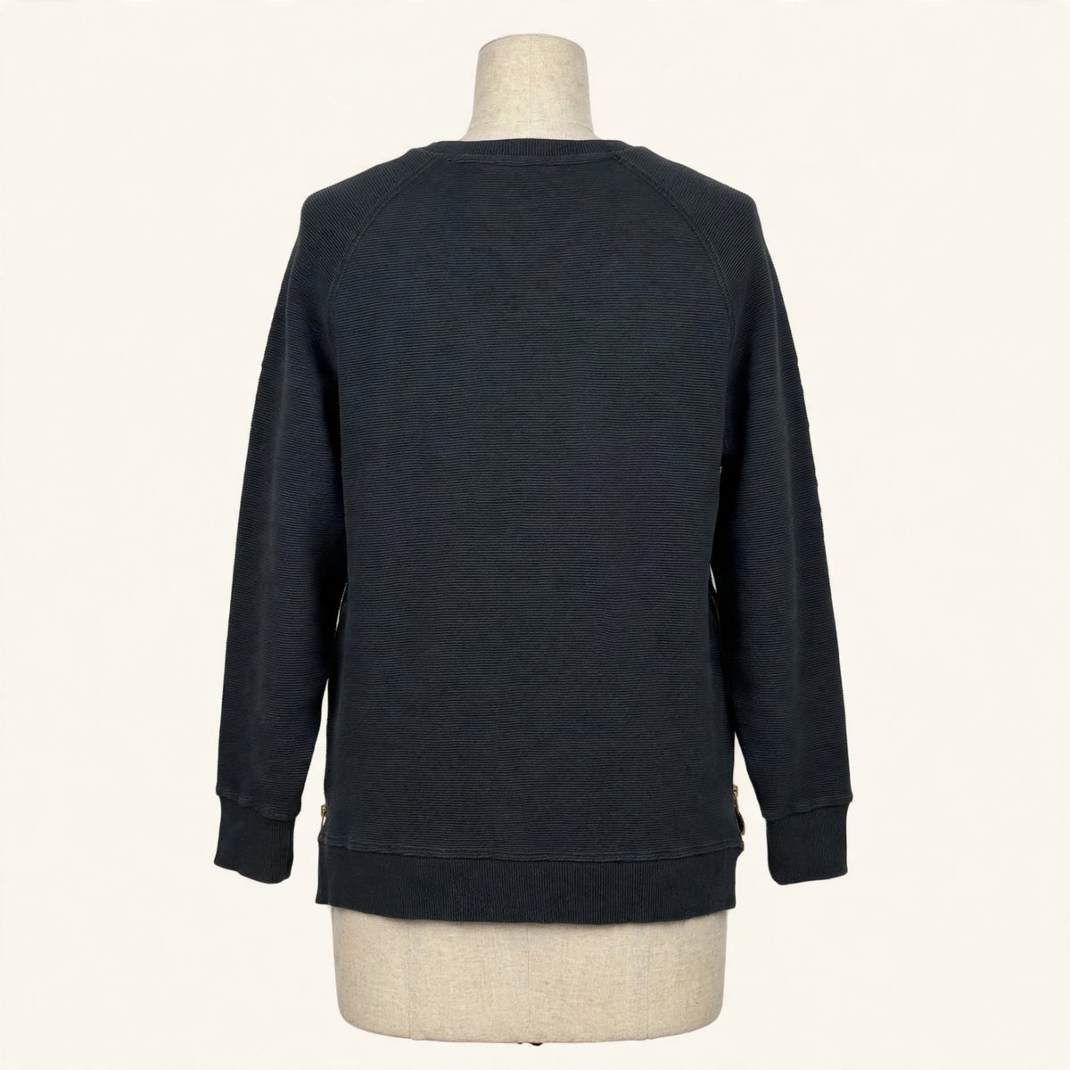 Varley Charcoal Side-Zip Sweatshirt - Size L