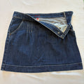 Elle Dark Wash Denim Mini Skirt