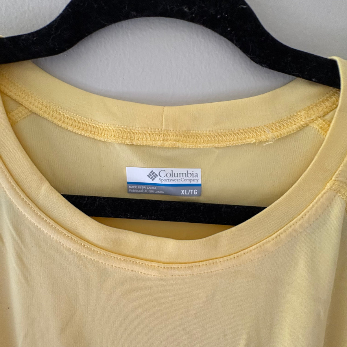 Columbia PFG Yellow Long Sleeve Performance Shirt - Men's XL