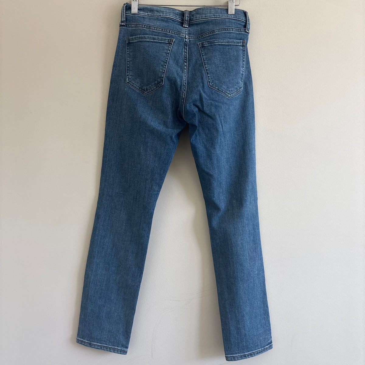 Banana Republic Slim Straight Distressed Jeans Medium Wash Size 28