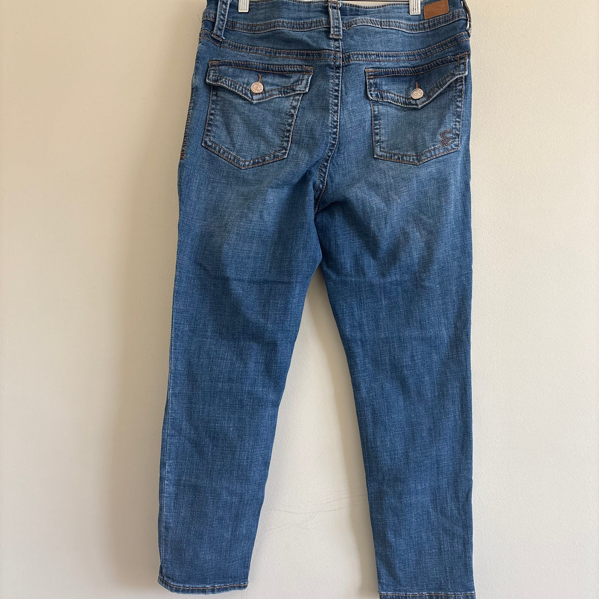 Seven Jeans Starlette Crop Jeans Medium Wash Size 14