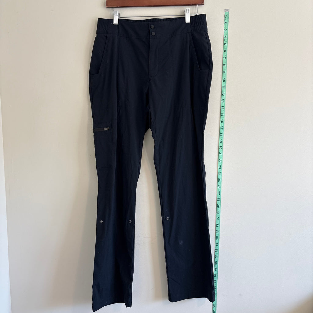 Columbia Black Stretch Cargo Pants Size 10 Regular
