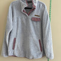 Simply Southern Light Blue Sherpa Snap Pullover-Size L