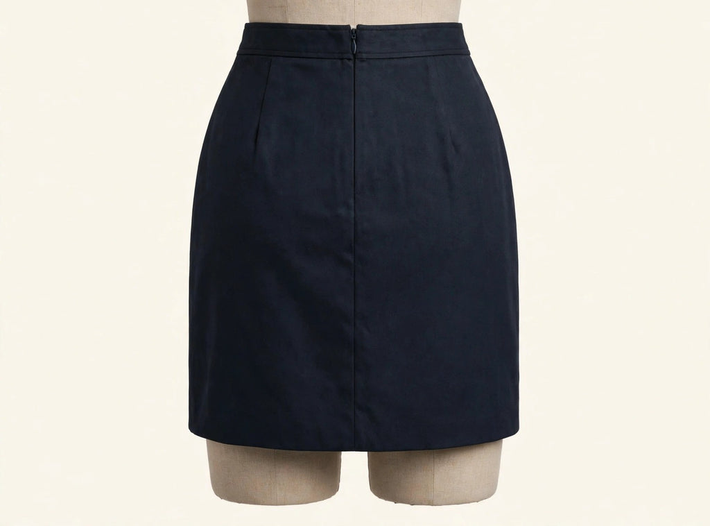 A.P.C. Navy Mini Skirt - Size 36 (US 4)
