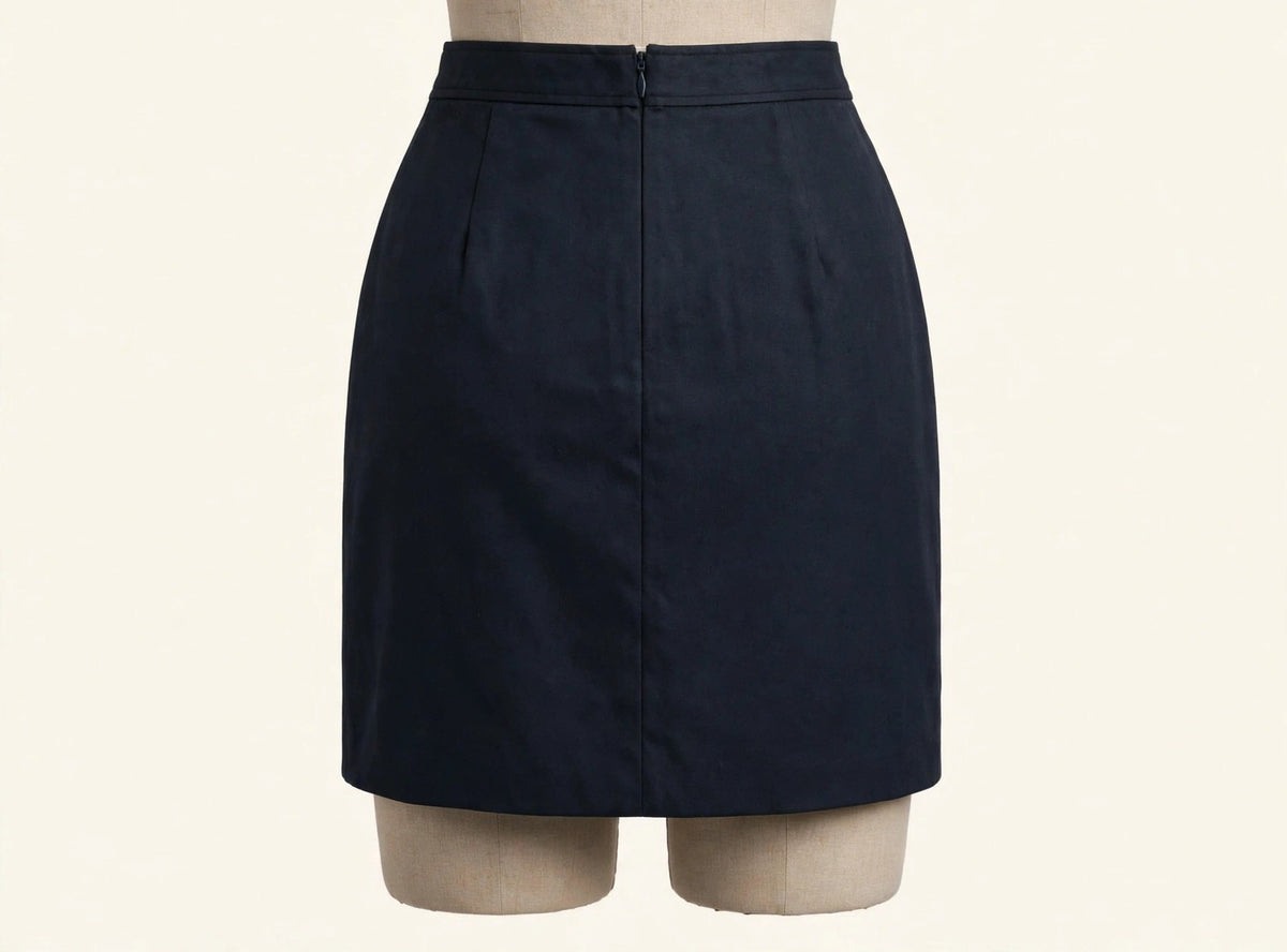 A.P.C. Navy Mini Skirt - Size 36 (US 4)