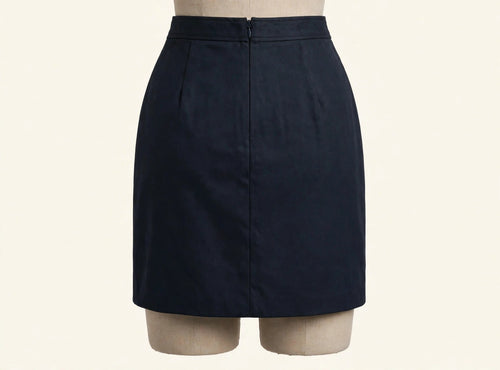 A.P.C. Navy Mini Skirt - Size 36 (US 4)