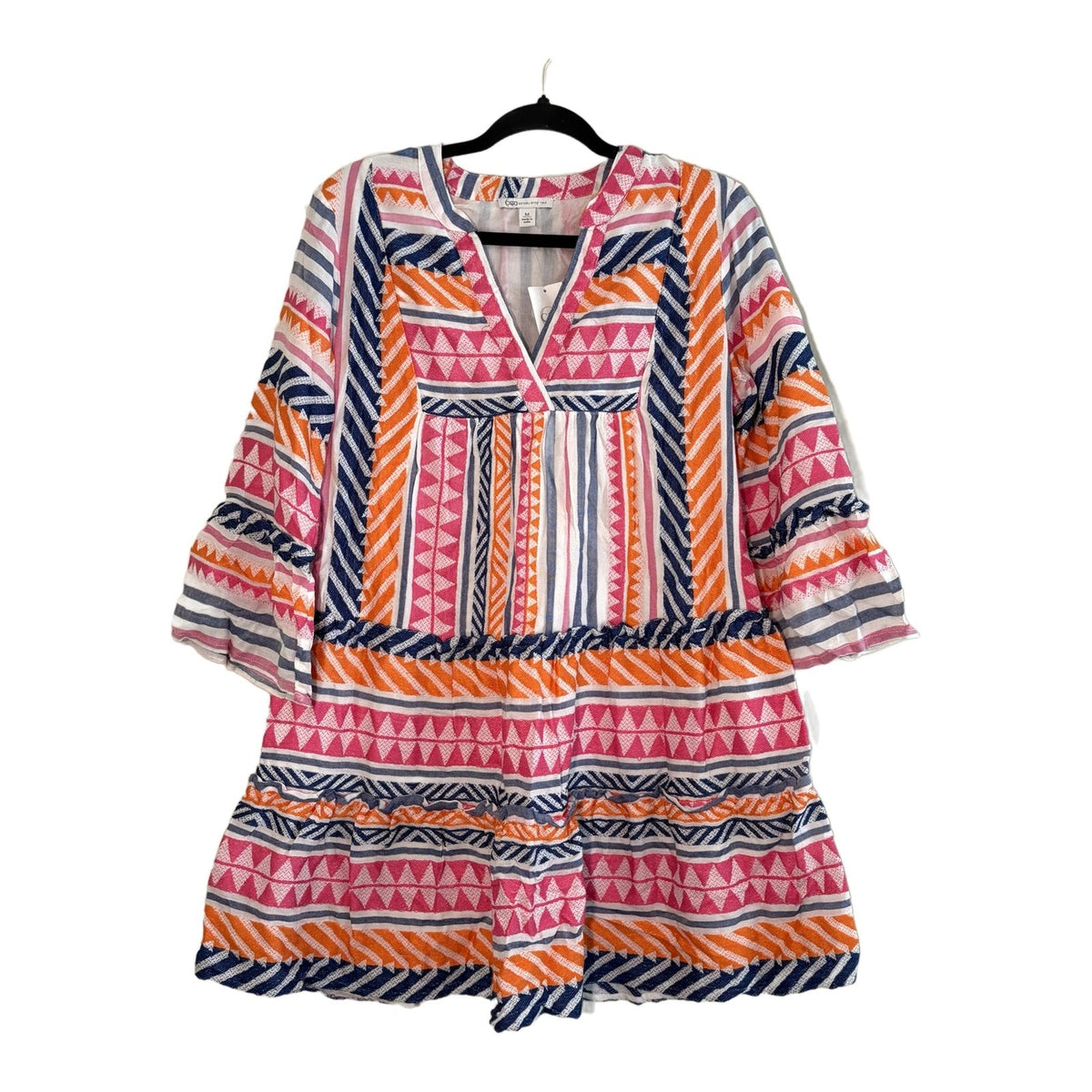 Cato Geometric Print Tiered Dress - photo 1