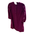 Gap Plum Corduroy Puff-Sleeve Dress - photo 1