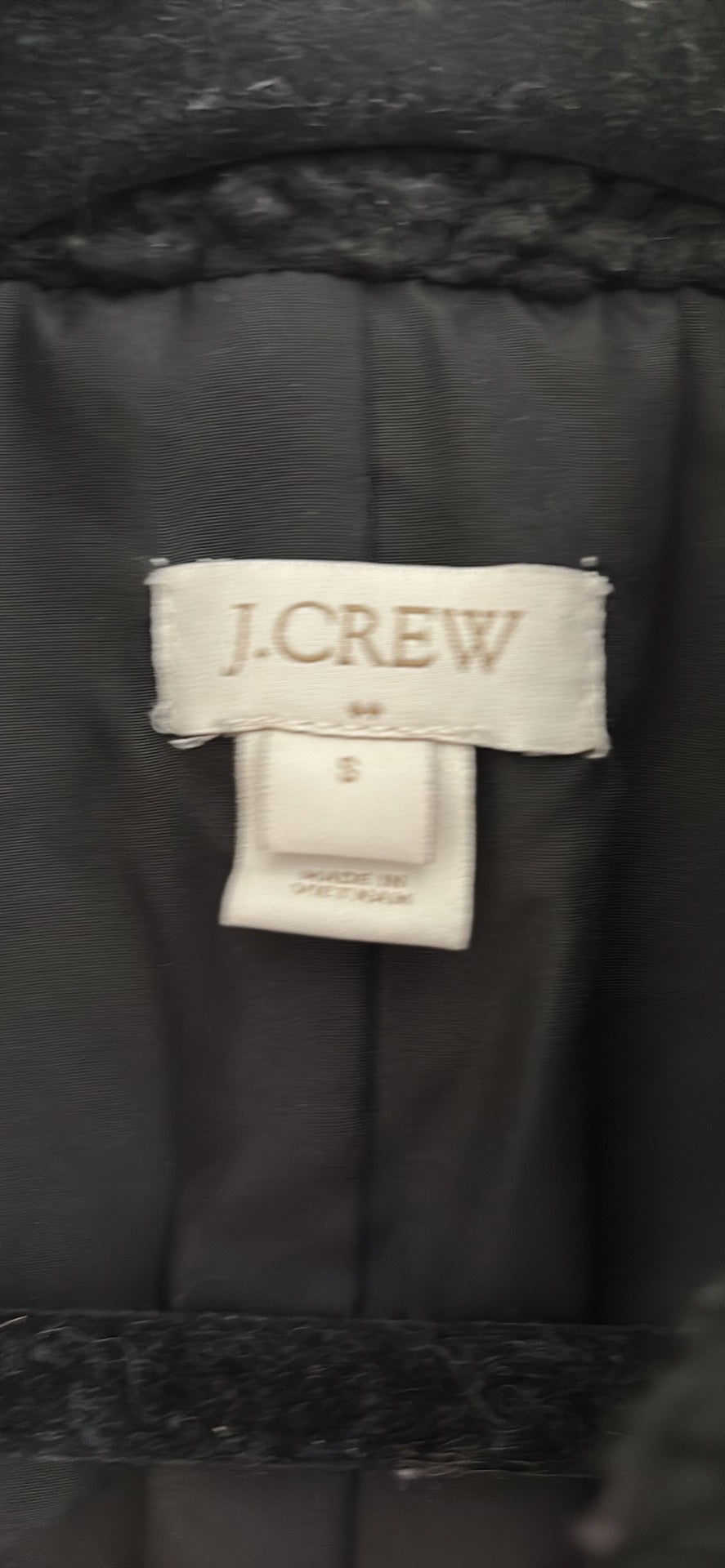 J.Crew Navy Sherpa Zip Vest - photo 2