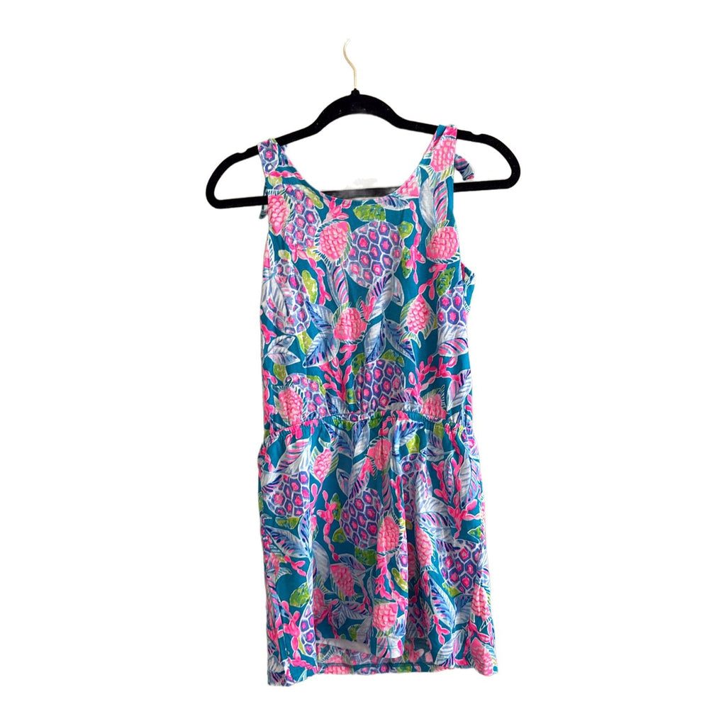 Lilly Pulitzer Girls Tropical Print Romper - photo 1