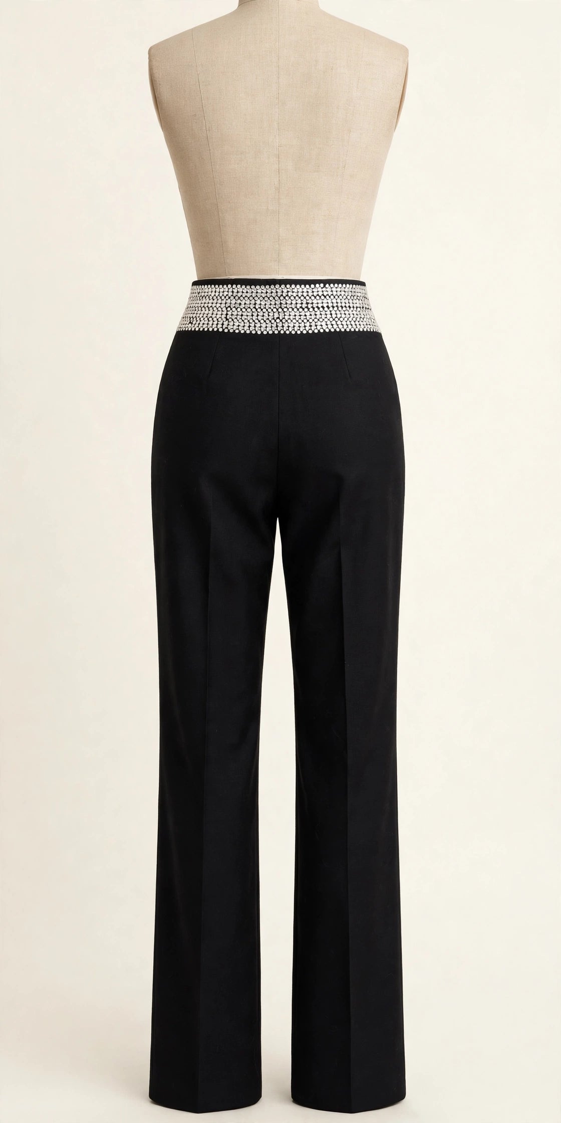 Adam Selman New York Embellished Waistband Pants Black Size 0