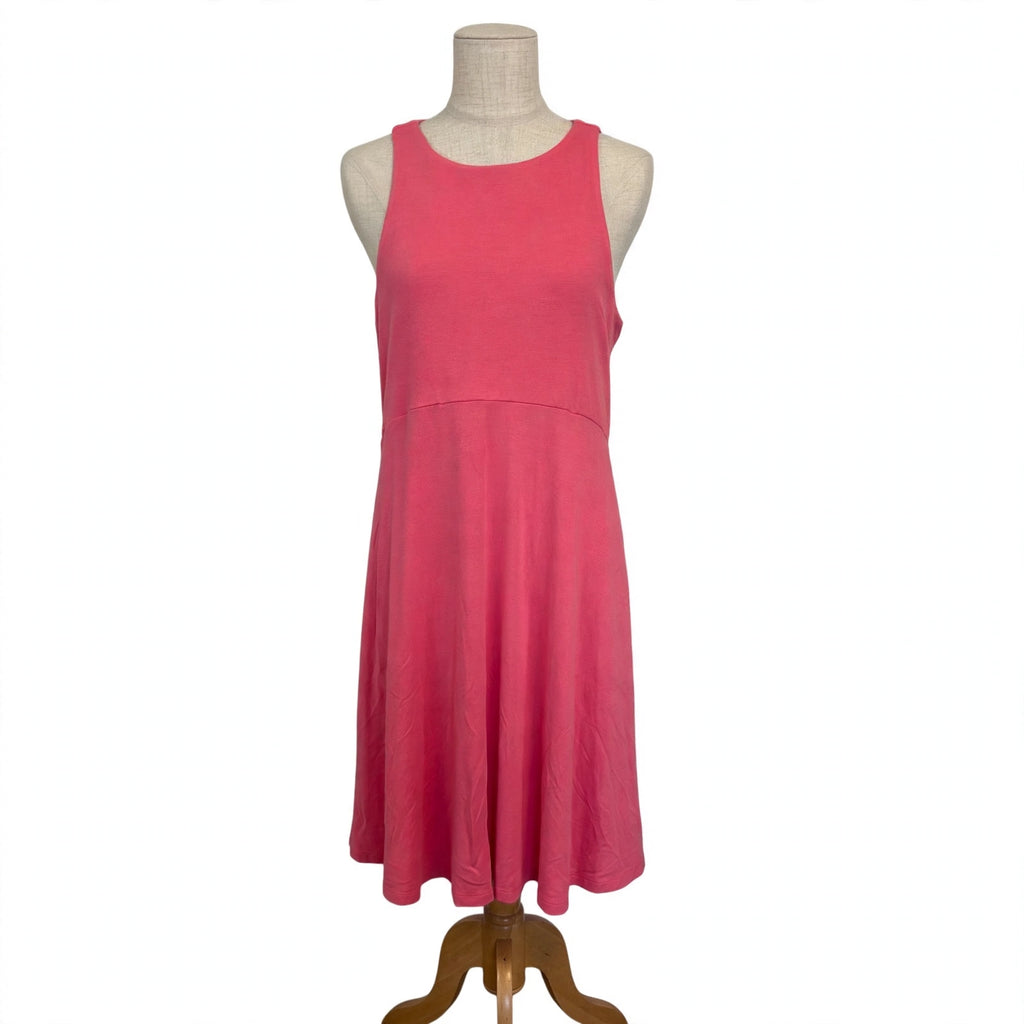 On a dress form