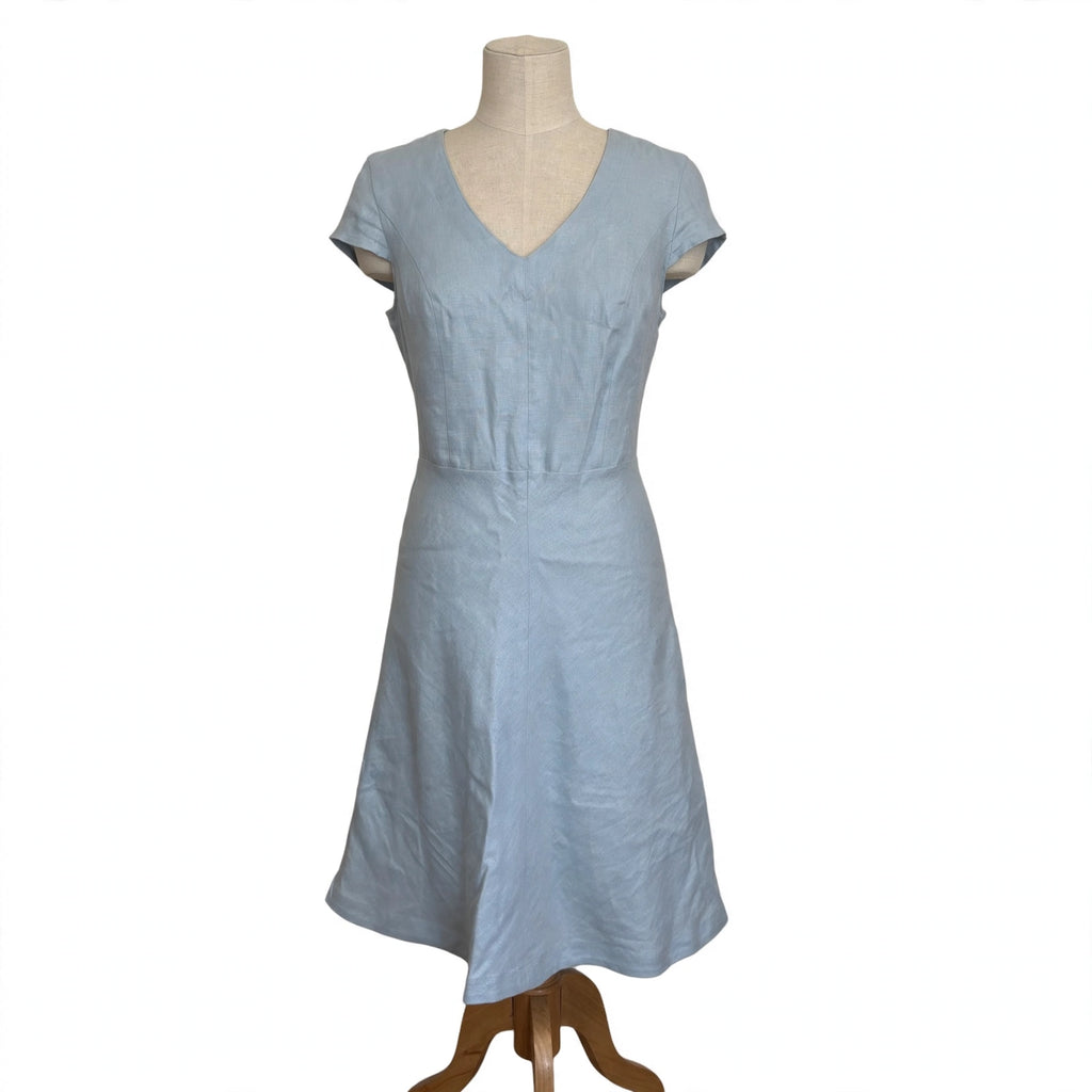 On a dress form