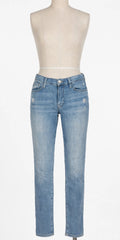 Frame Le Garçon Light Wash Distressed Jeans - Size 27