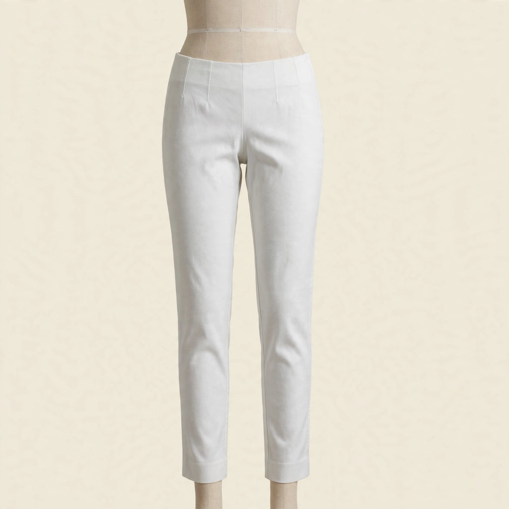 Lilly Pulitzer White Side Zip Ankle Pants, Size 2