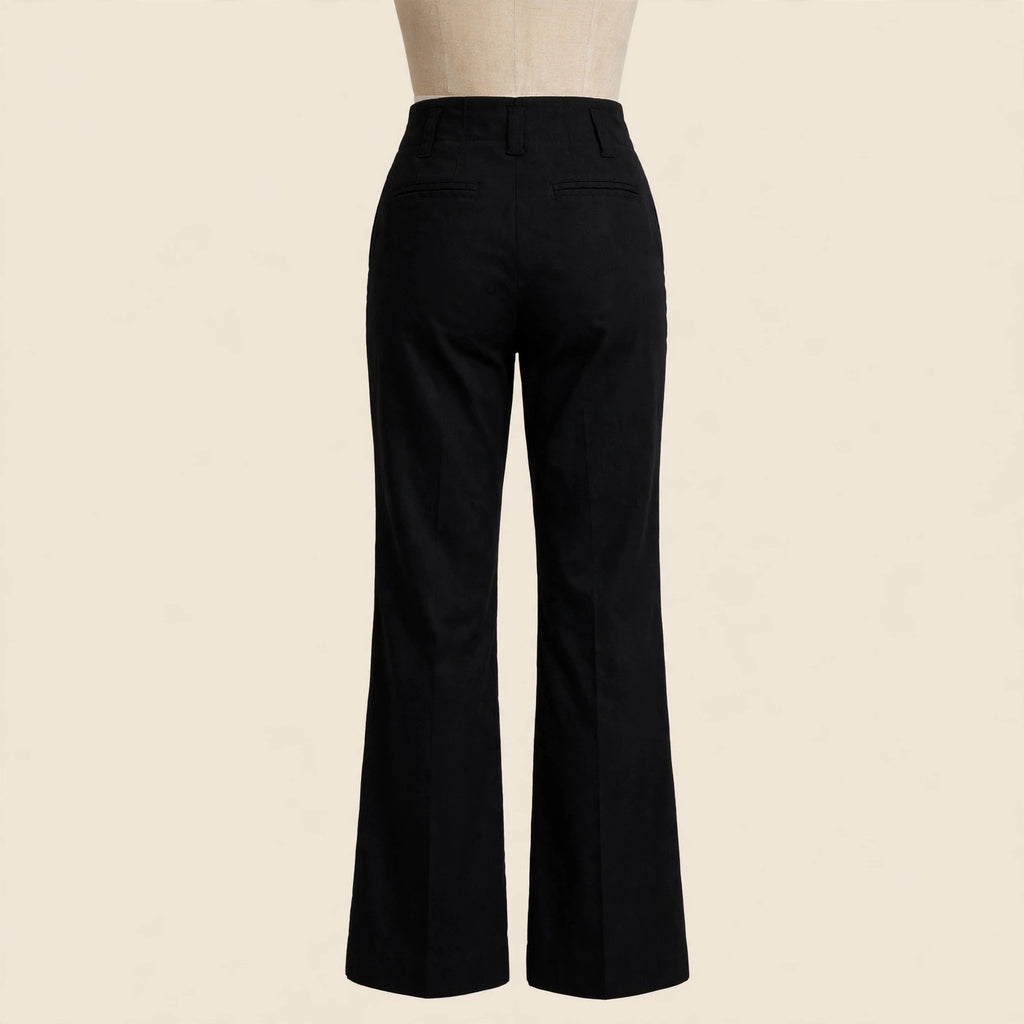 Maeve by Anthropologie The Naomi Wide Leg Pants Black 6T