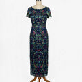 On a dress form