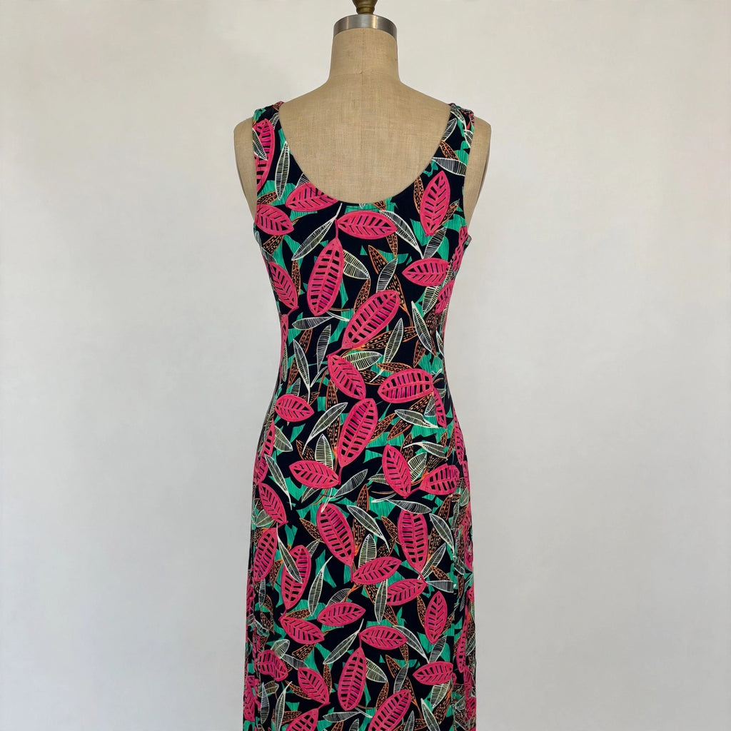 On a dress form