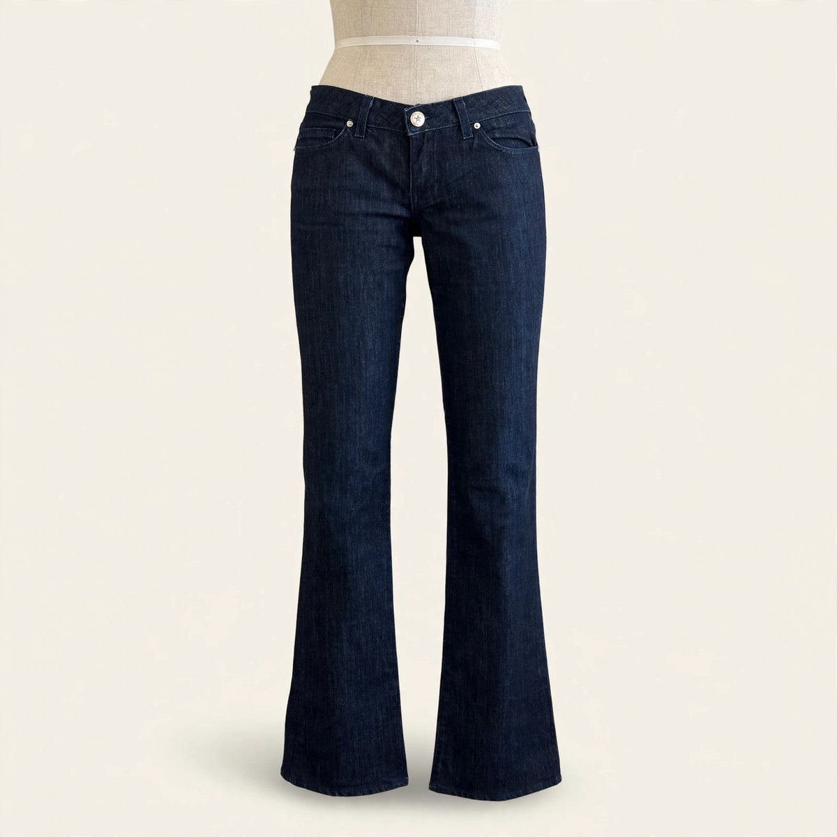 People's Liberation Low Rise Bootcut Jeans Dark Wash