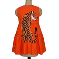 On a dress form
