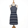 On a dress form