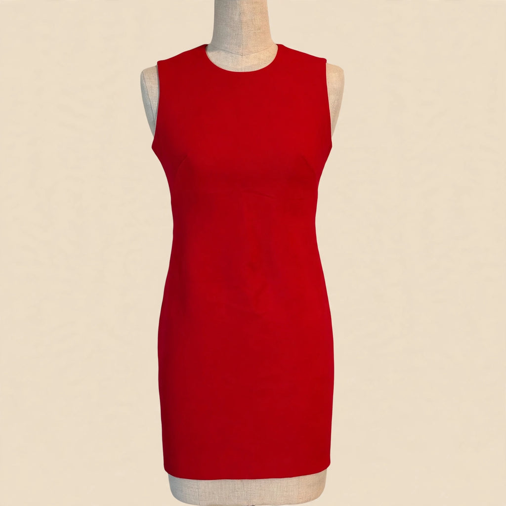 Spanx Red Sleeveless Sheath Dress - Size L