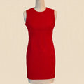 Spanx Red Sleeveless Sheath Dress - Size L