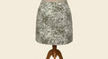 Tommy Bahama Olive & White Palm Print Denim Mini Skirt