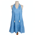 On a dress form