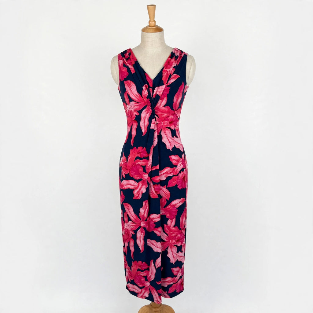On a dress form