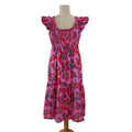 On a dress form