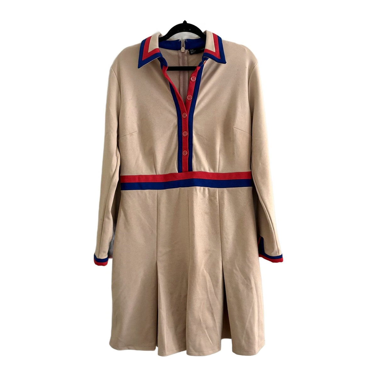 New York & Company Khaki Polo Dress - photo 1
