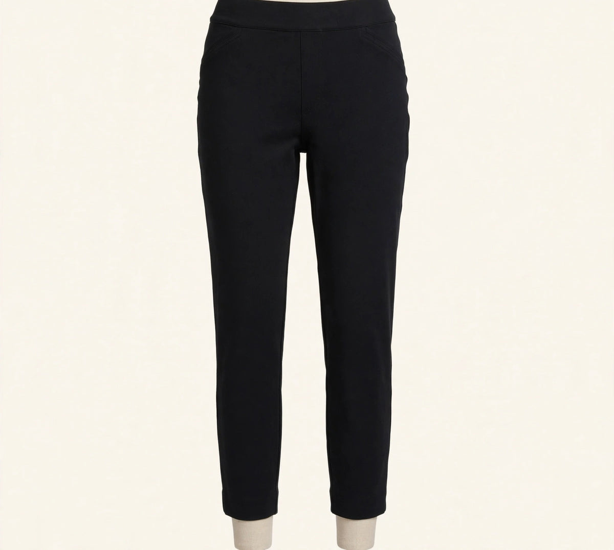 Spanx Black Pull-On Pants - Size L Petite