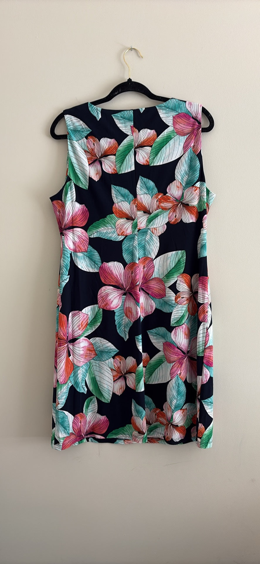 Tommy Hilfiger Navy Tropical Floral Sleeveless Dress - photo 2