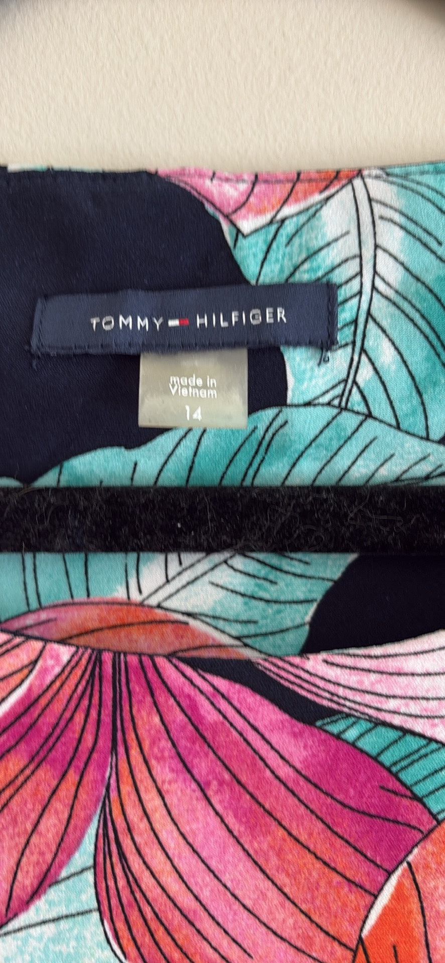 Tommy Hilfiger Navy Tropical Floral Sleeveless Dress - photo 3